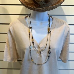 Silpada Gold Serpentine Boho necklace